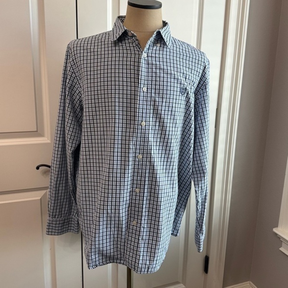 Men’s size, extra large, CHAPS Oxford, dress shirt.